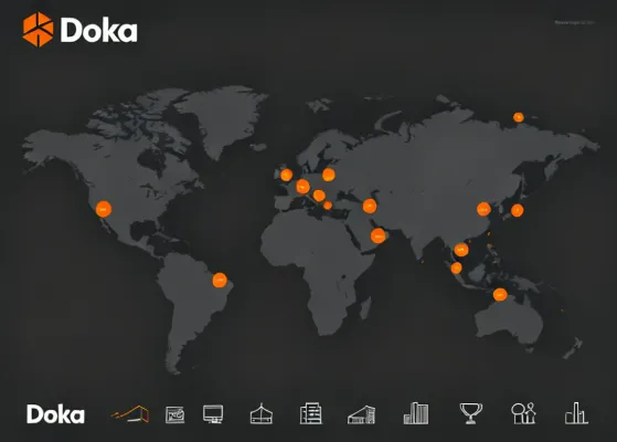 Doka global office locations map
