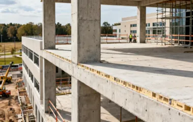 Hospital construction project with Doka formwork systems